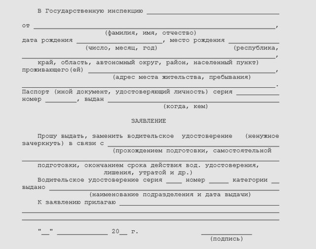 Водительское удостоверение